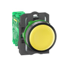 SCHNEIDER ELECTRIC - Pulsante trasmettitore - testa plastica Ø22mm - capsula gialla