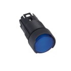 SCHNEIDER ELECTRIC - Testa pulsante luminoso circolare Ø16 - filo ghiera - blu