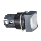 SCHNEIDER ELECTRIC - Testa pulsante luminoso quadrato Ø16 - sporgente - bianco ZB6CW1