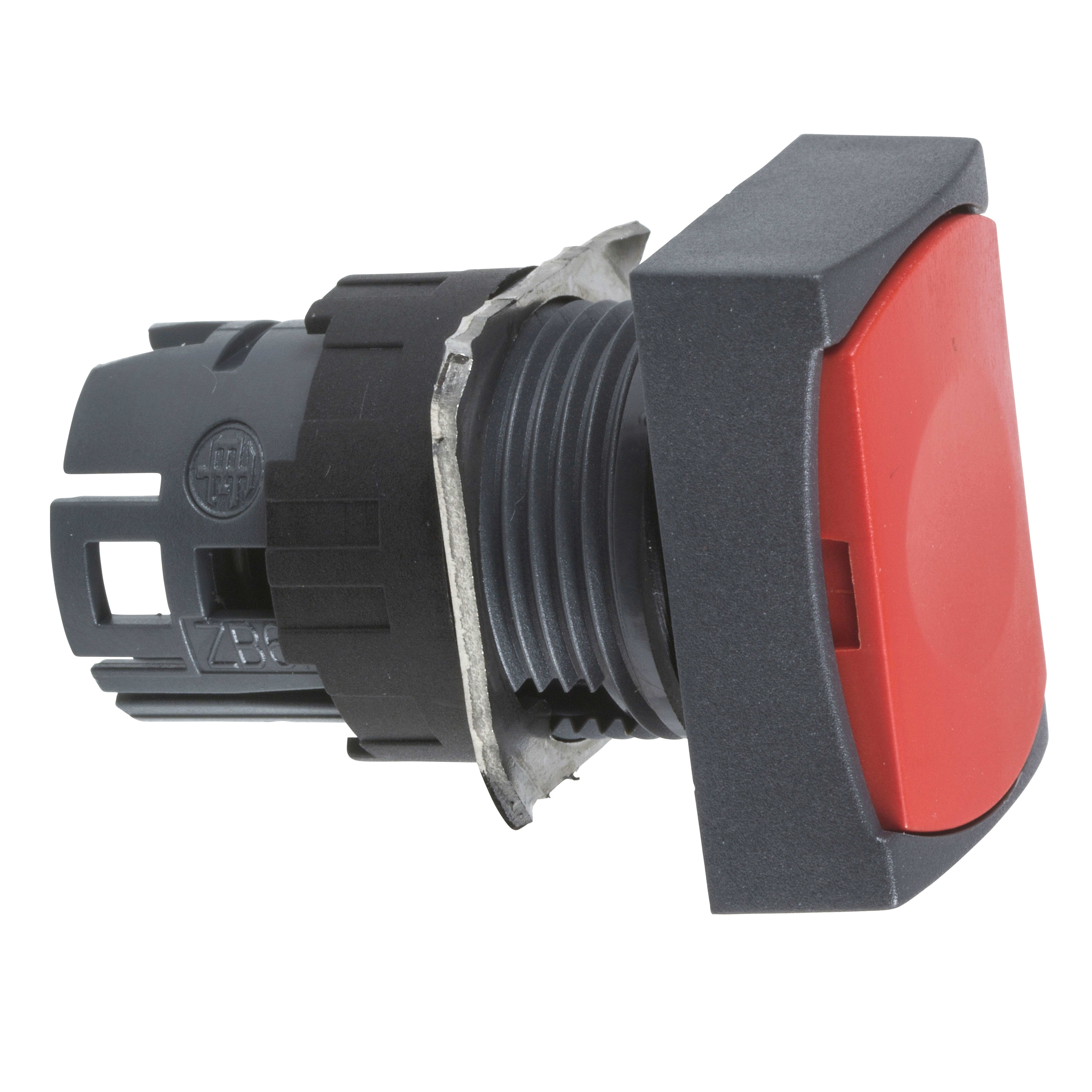 SCHNEIDER ELECTRIC - Testa pulsante rettangolare Ø16 - rosso ZB6DA4