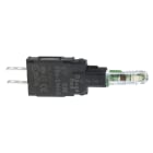 SCHNEIDER ELECTRIC - Corpo lampada spia - ZB6 - LED integrato rosso - 230-240 V