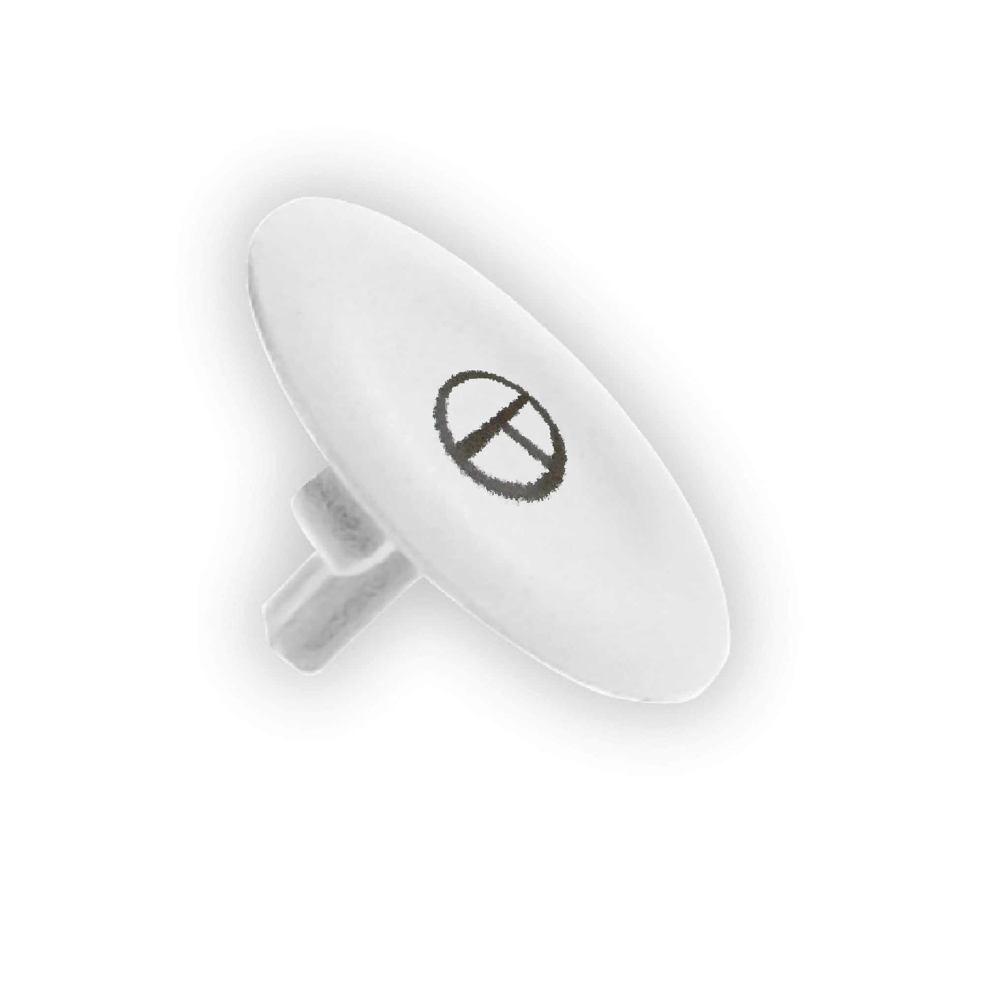 SCHNEIDER ELECTRIC - Capsula bianca - con t - nera - per testa pulsante a filoghiera circolare - [prezzo per 100 pz]