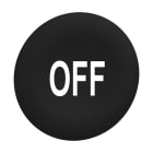 SCHNEIDER ELECTRIC - Capsula nera "OFF" per testa pulsante filopannello Ø30