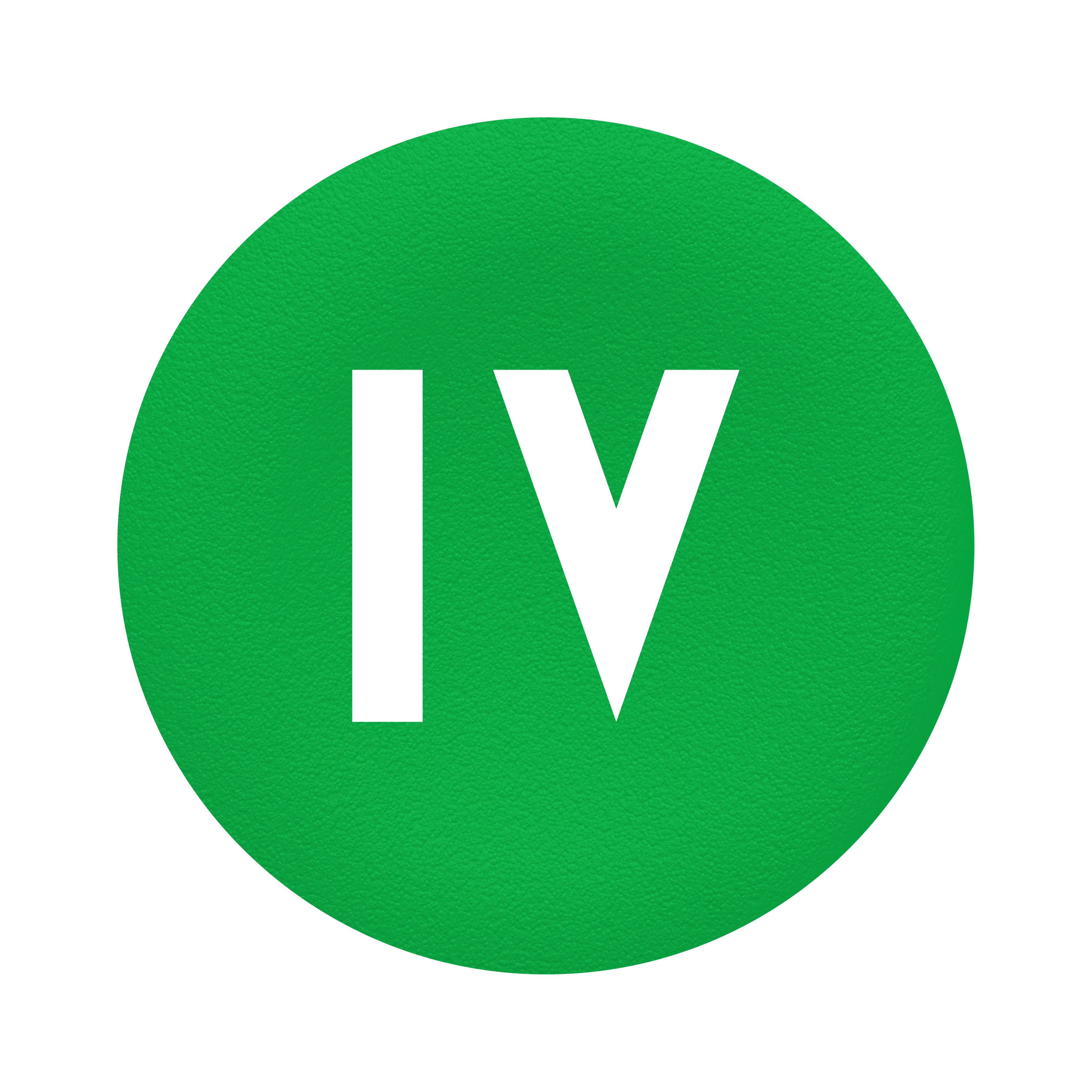 SCHNEIDER ELECTRIC - Capsula verde "IV" per testa pulsante filopannello Ø30 ZBAF338