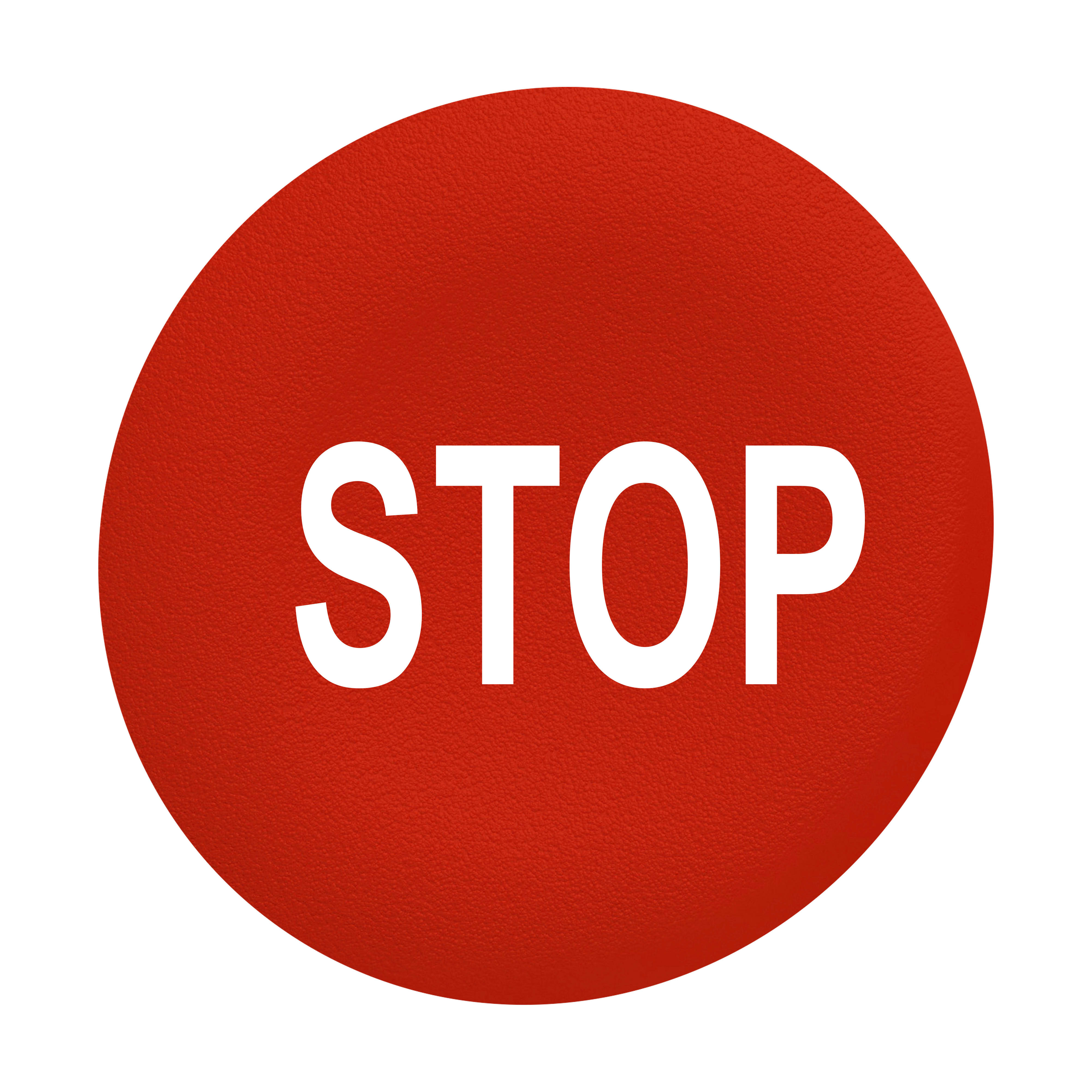 SCHNEIDER ELECTRIC - Capsula rossa "STOP" per testa pulsante filopannello Ø30 ZBAF434