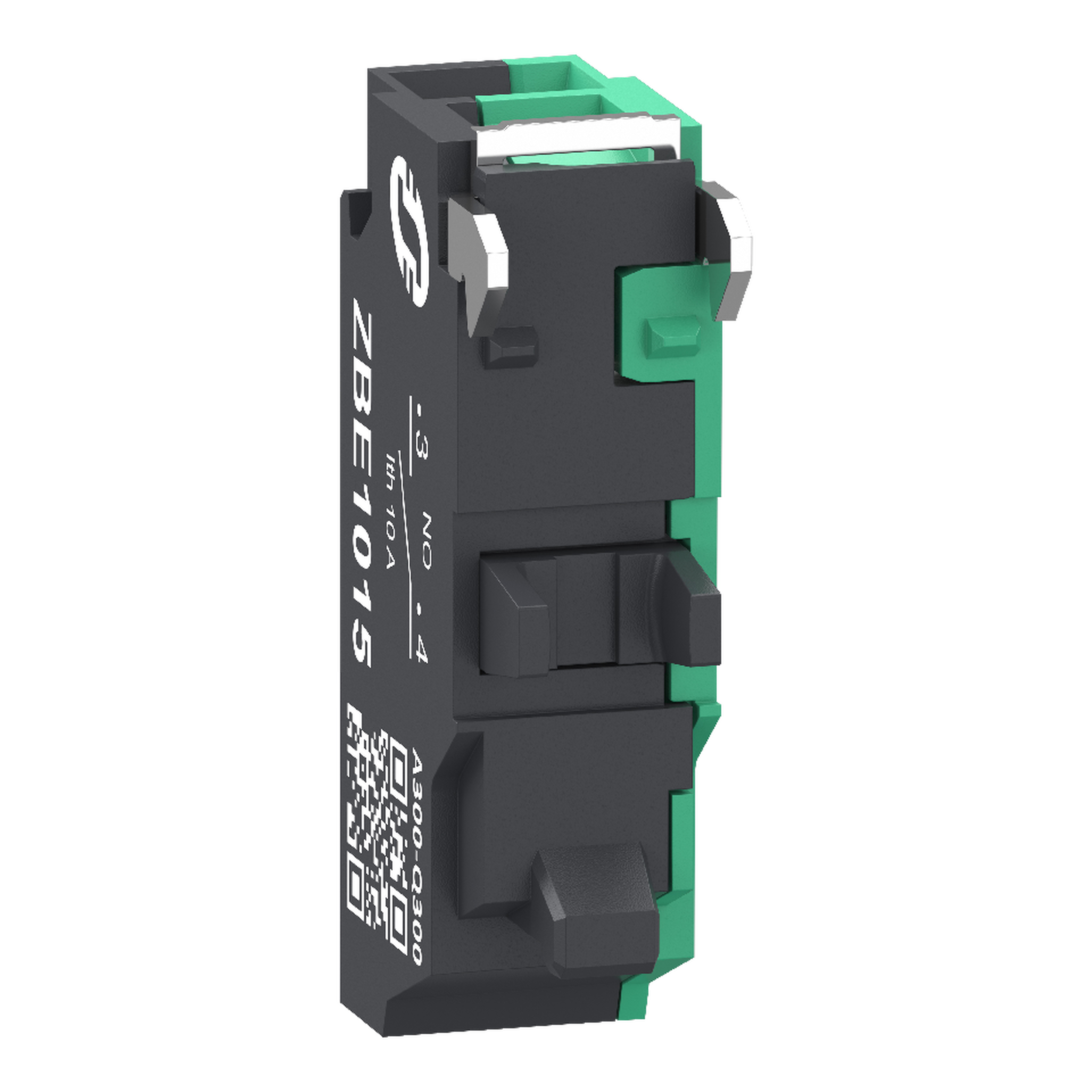 SCHNEIDER ELECTRIC - Elemento di contatto singolo, Harmony XB4, Hamony XB5, lega d'argento, contatti Push-in, 1 NO ZBE1015