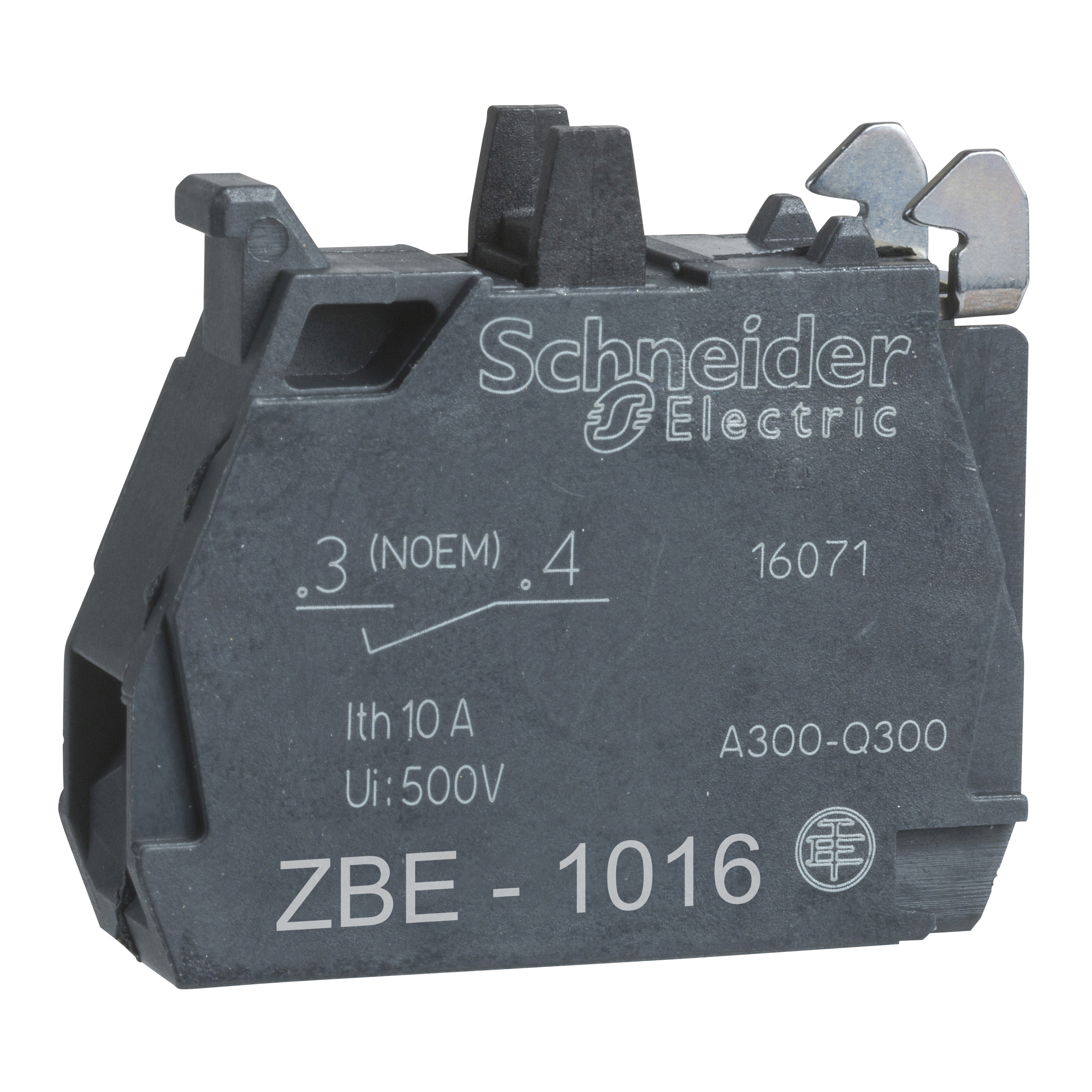 SCHNEIDER ELECTRIC - Elemento di contatto - ZBE Ø22 - 1NO - dorato