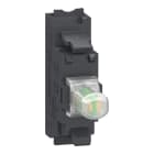 SCHNEIDER ELECTRIC - Elemento luminoso, Harmony XB4, Harmony XB5, per testa 22mm, LED universale, 12V AC DC, morsetti Push-in ZBVJ15