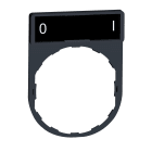 SCHNEIDER ELECTRIC - Porta etichetta 30 X 40mm - per unità Ø22 - con etichetta O-I ZBY2178