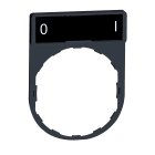 SCHNEIDER ELECTRIC - Porta etichetta 30 X 40mm - per unità Ø22 - con etichetta O-I