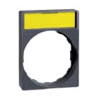 SCHNEIDER ELECTRIC - Porta etichetta 30 X 40mm c/etichetta neutra per unità Ø22 c/testa circolare