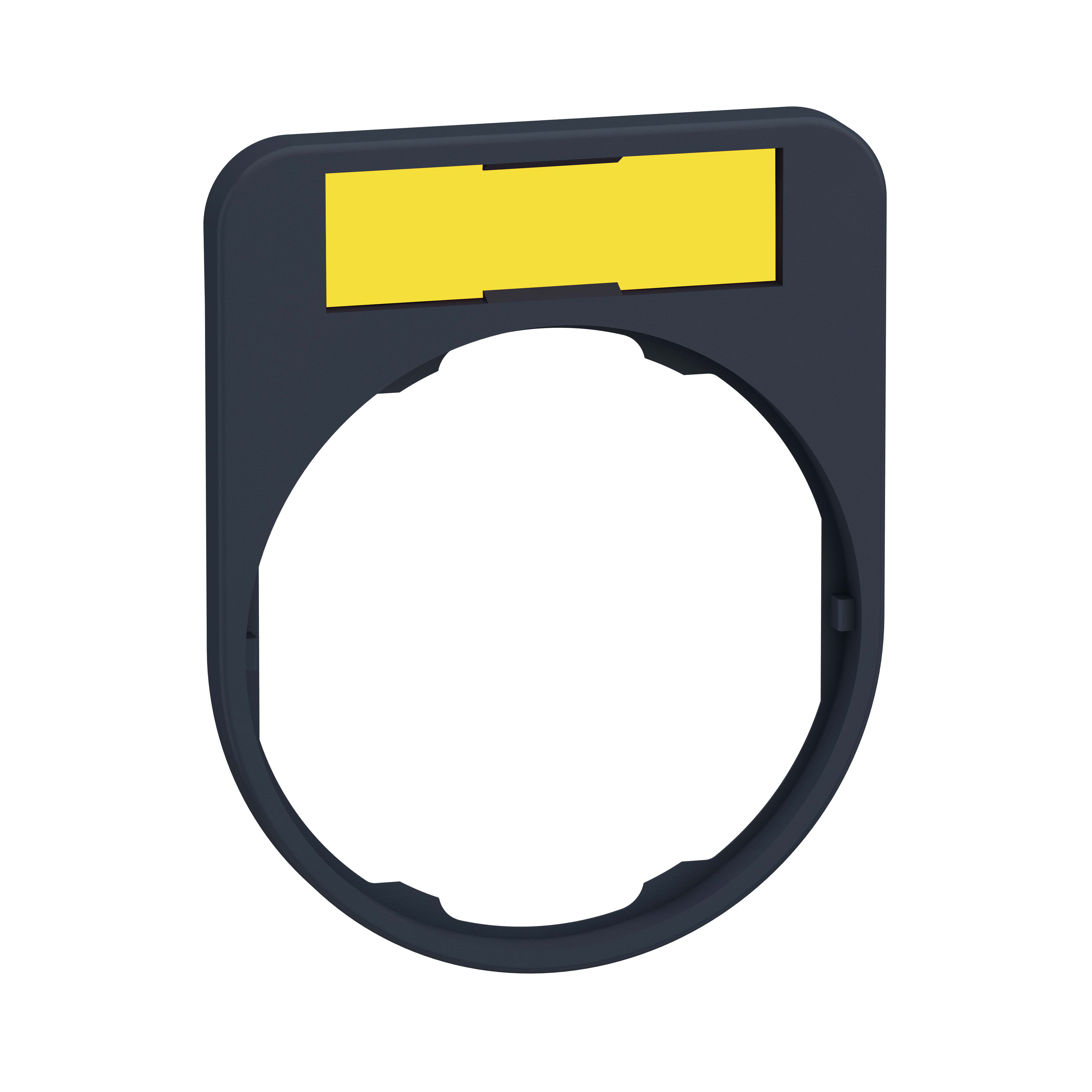 SCHNEIDER ELECTRIC - Portaetichetta + etichetta per teste filopannello Ø30