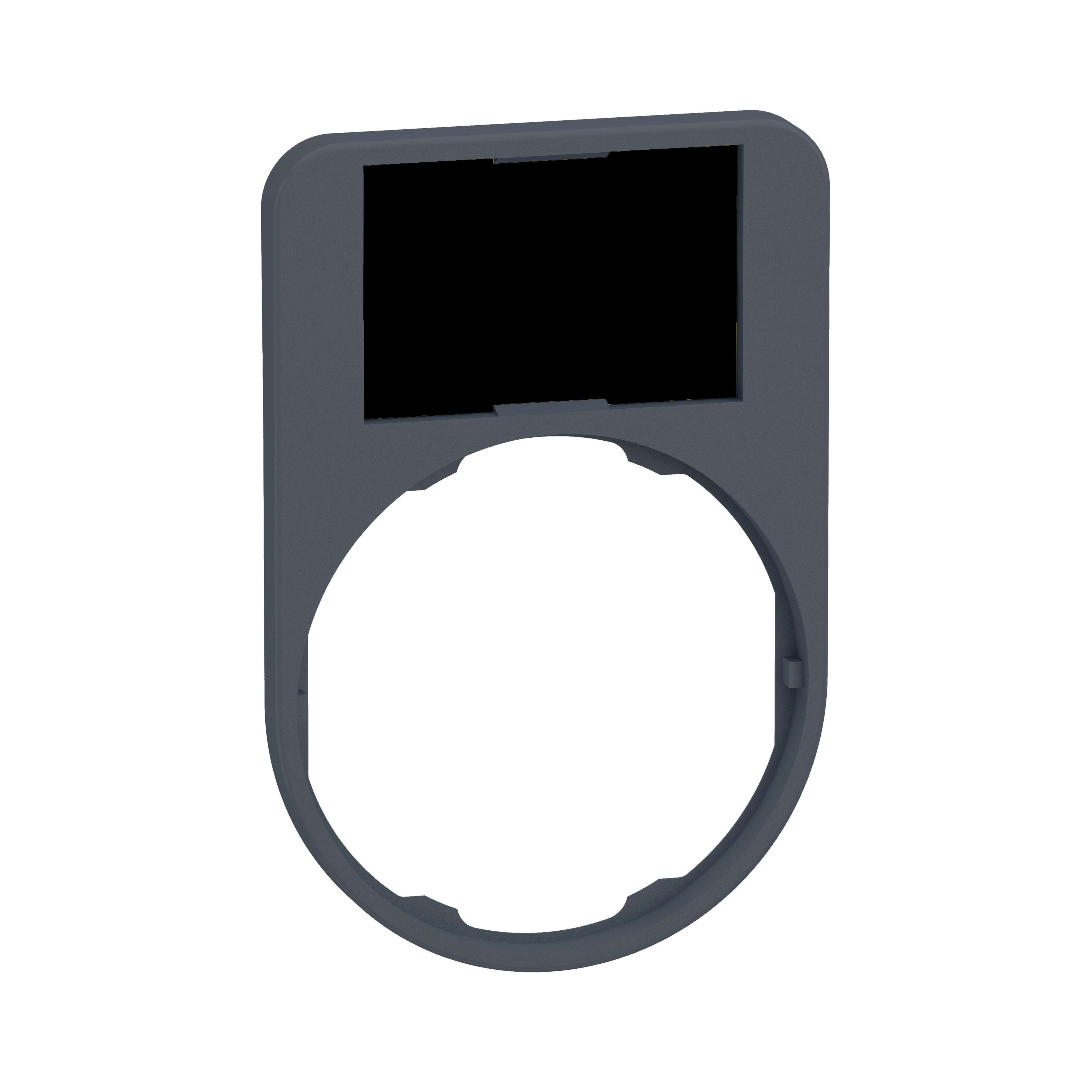 SCHNEIDER ELECTRIC - Portaetichetta + etichetta per teste filopannello Ø30