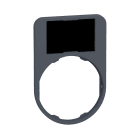 SCHNEIDER ELECTRIC - Portaetichetta + etichetta per teste filopannello Ø30 ZBYF6101