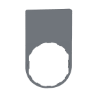 SCHNEIDER ELECTRIC - Porta etichetta+etichetta