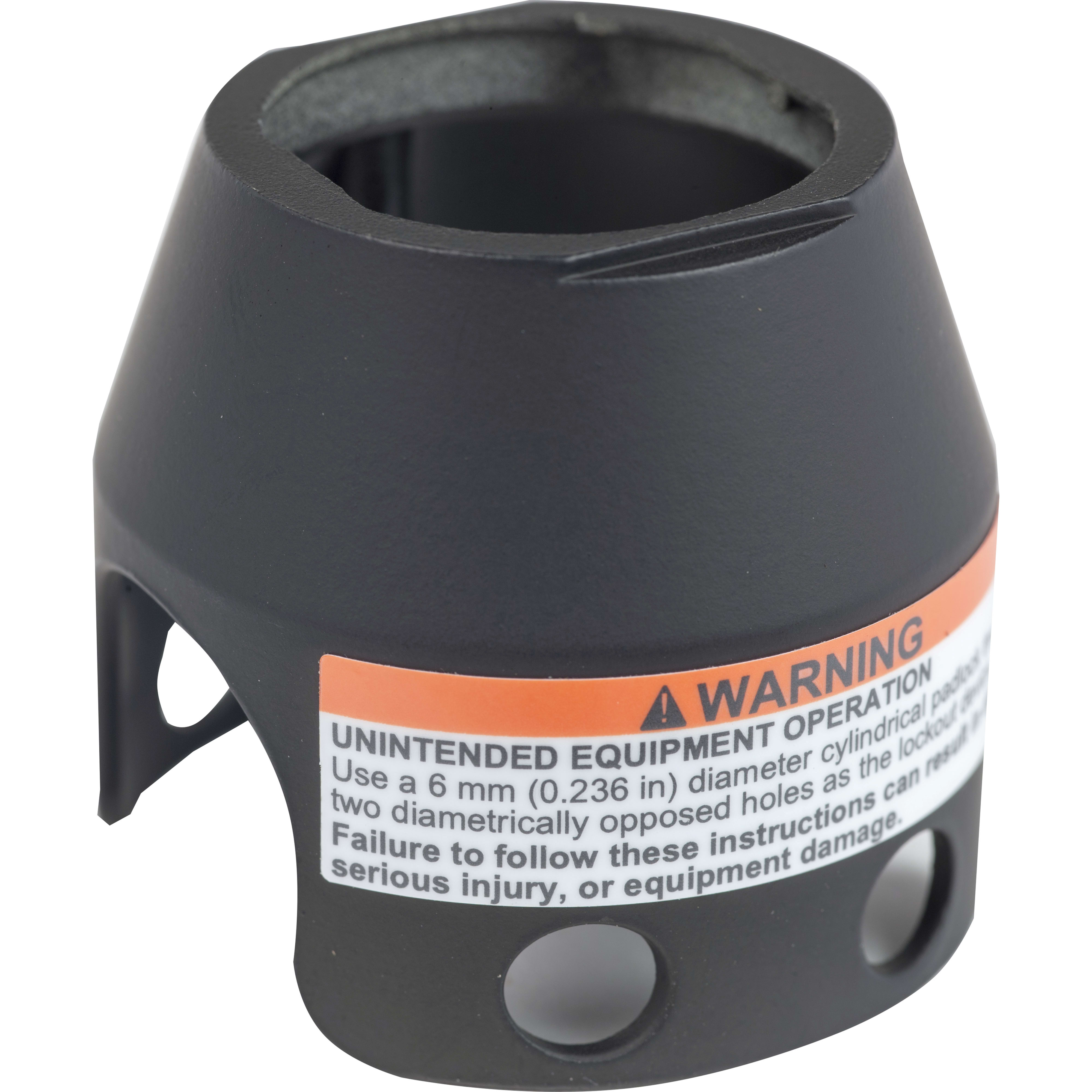 SCHNEIDER ELECTRIC - Guardia di protezione fungo Ø40 ,unità Ø22mm - nera ZBZ1602