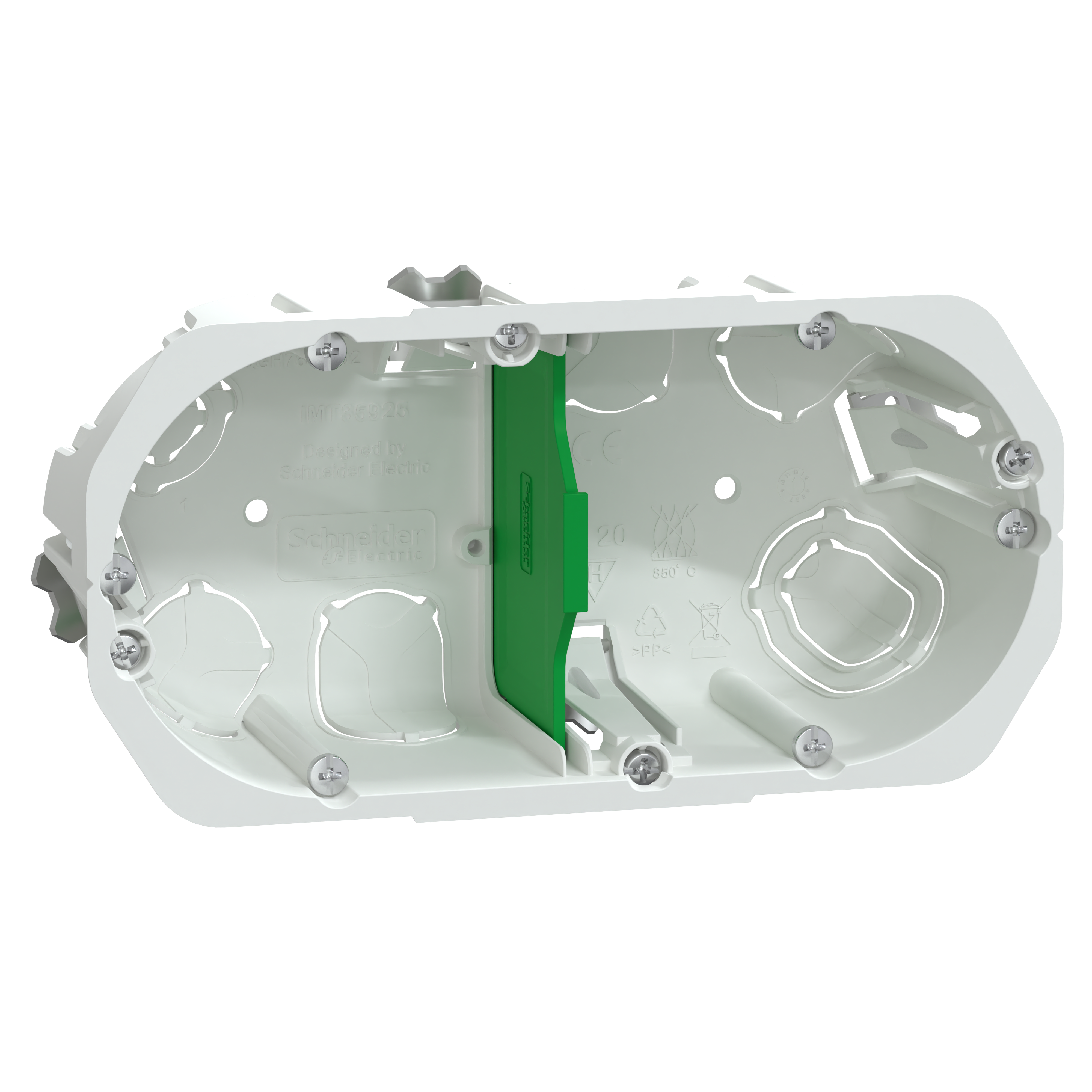 SCHNEIDER ELECTRIC - Scatola cartongesso doppia orizzontale