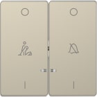 SCHNEIDER ELECTRIC - Copritasto 2 moduli, indicatore finestra, marchiato per DND, sahara, Sys Design