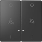 SCHNEIDER ELECTRIC - Copritasto 2 mod, indicatore finestra, marchiato DND, antracite, System Design