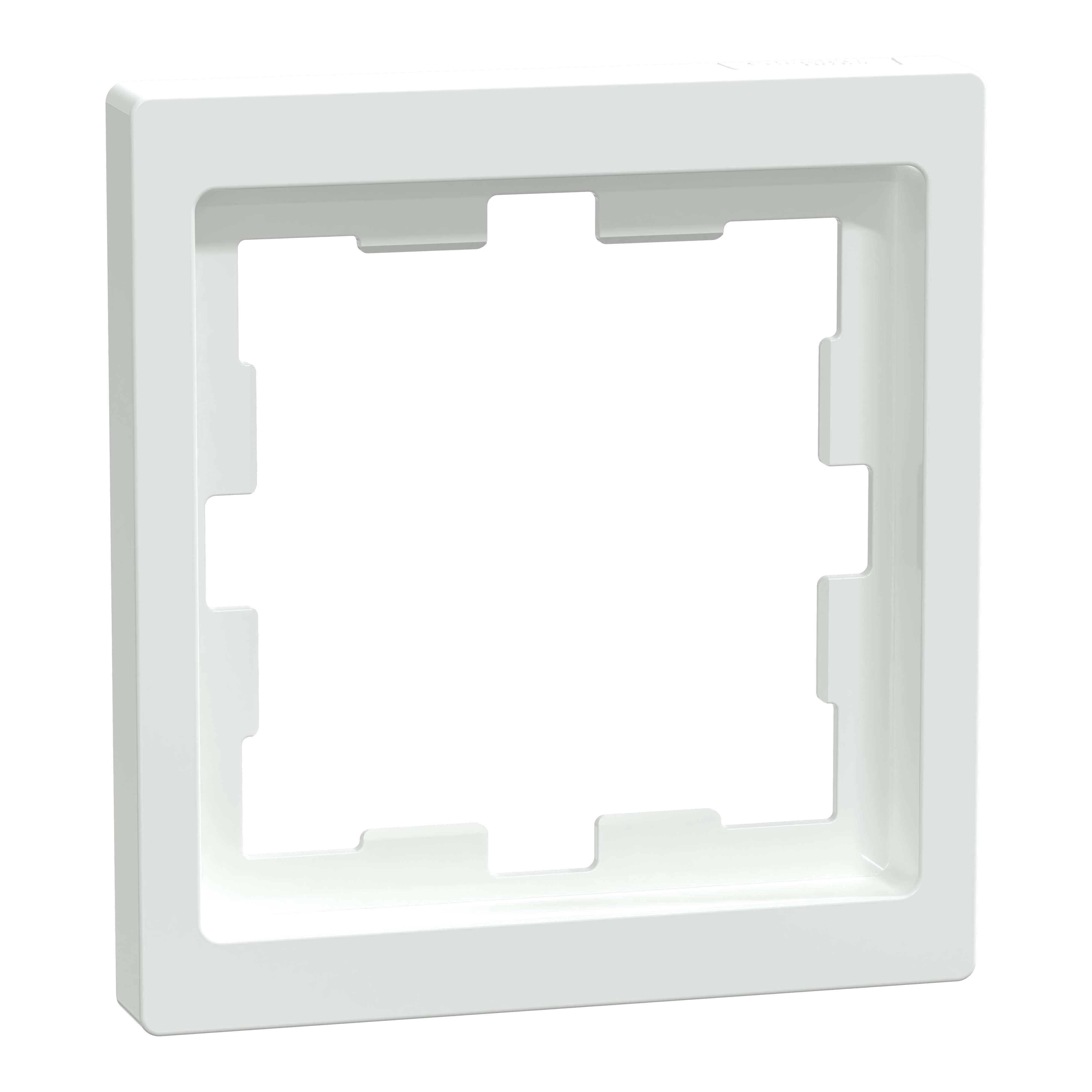 SCHNEIDER ELECTRIC - Cornice D-Life, 1 slot, bianco loto