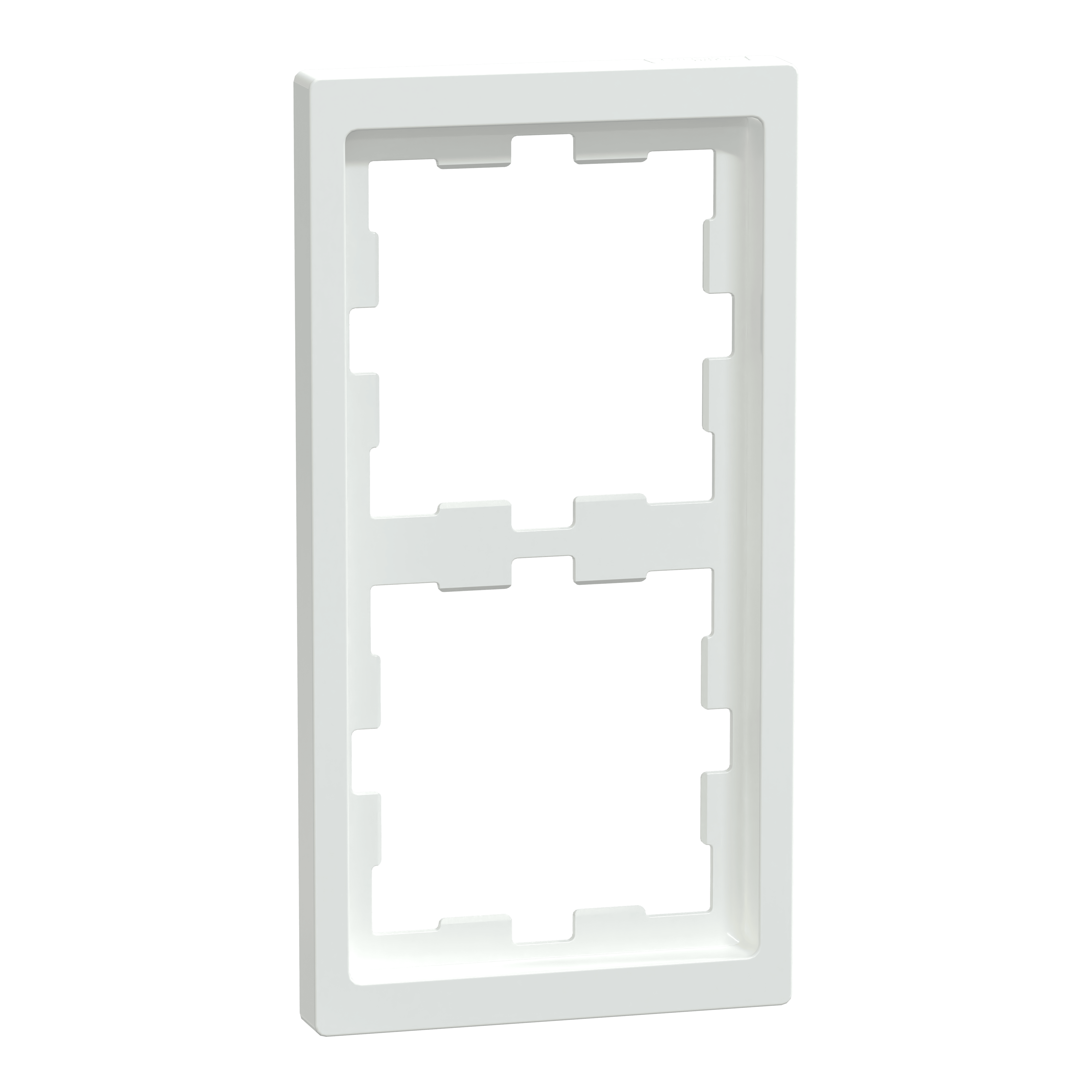 SCHNEIDER ELECTRIC - Cornice D-Life, 2 slot, bianco loto