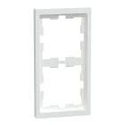 SCHNEIDER ELECTRIC - Cornice D-Life, 2 slot, bianco loto