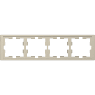 SCHNEIDER ELECTRIC - Cornice D-Life, 4 slot, sahara