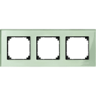 SCHNEIDER ELECTRIC - Cornice M-Elegance, tripla, vetro, verde