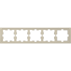 SCHNEIDER ELECTRIC - Cornice D-Life, 5 slot, sahara