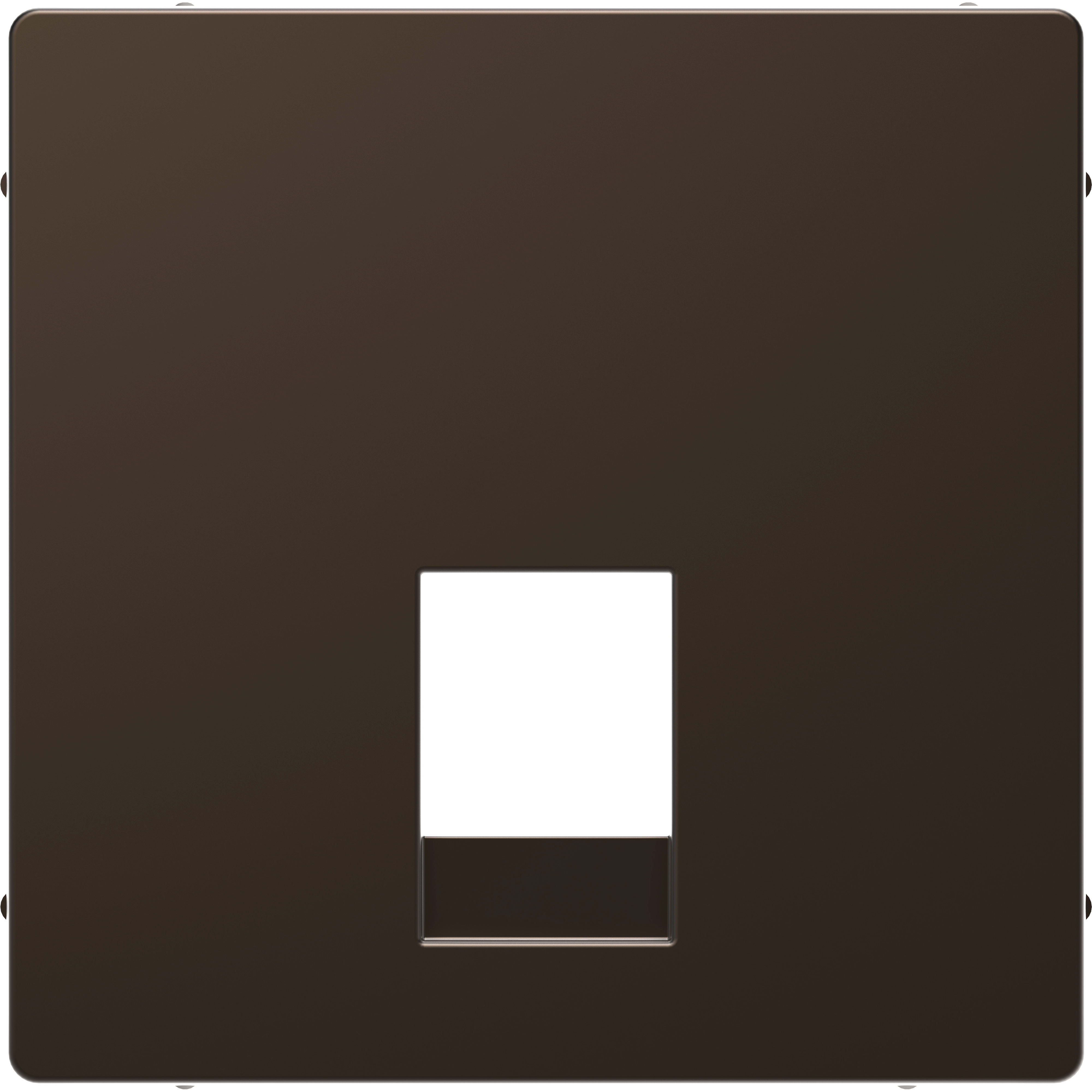 SCHNEIDER ELECTRIC - Frutto RJ11 Serie civile, SpaceLogic KNX, Merten System D, System Design Mocca