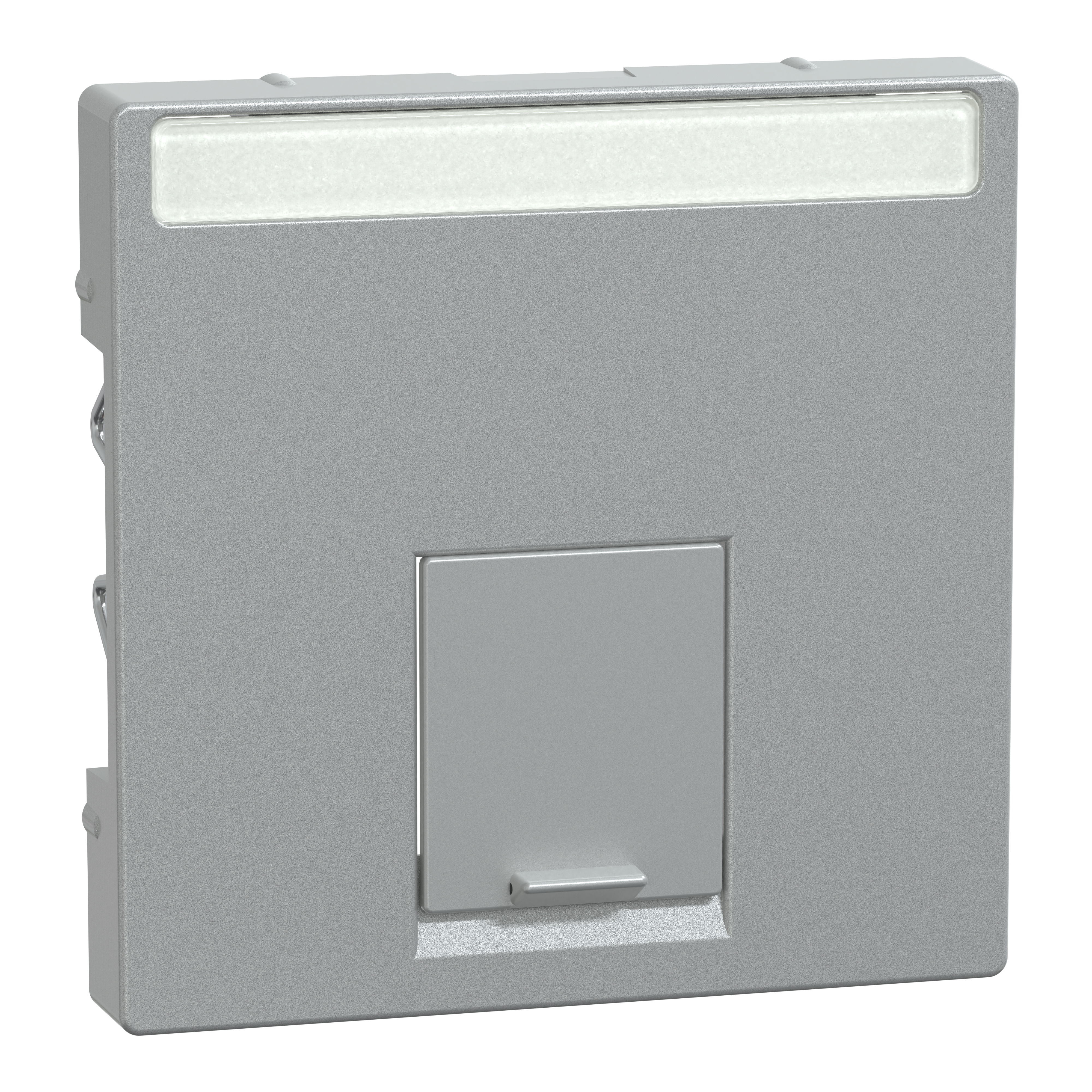 SCHNEIDER ELECTRIC - PLACCA CENTRALE SING PRESE DATI ALLUMIN MTN465860