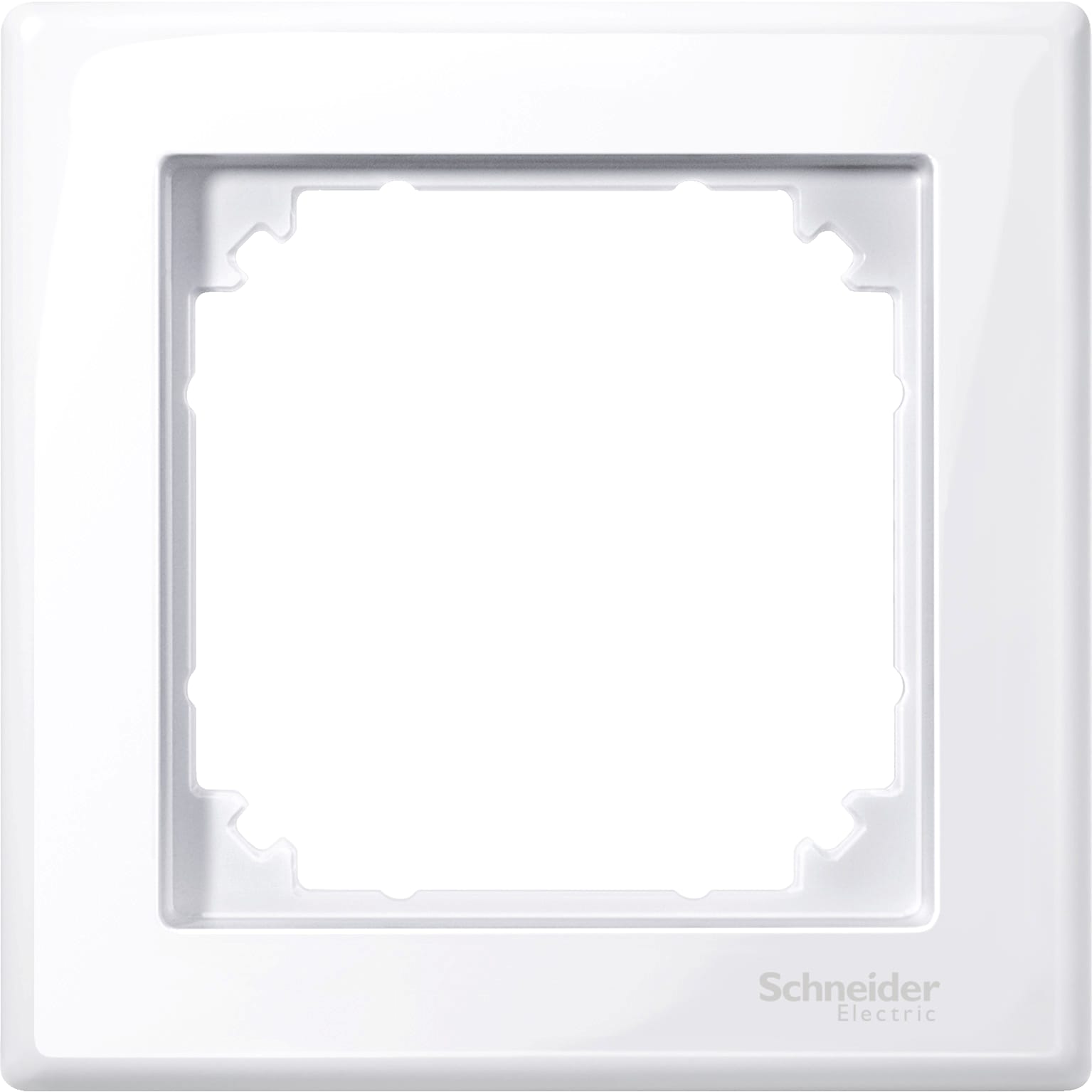 SCHNEIDER ELECTRIC - Cornice M-SMART, singola, bianco attivo