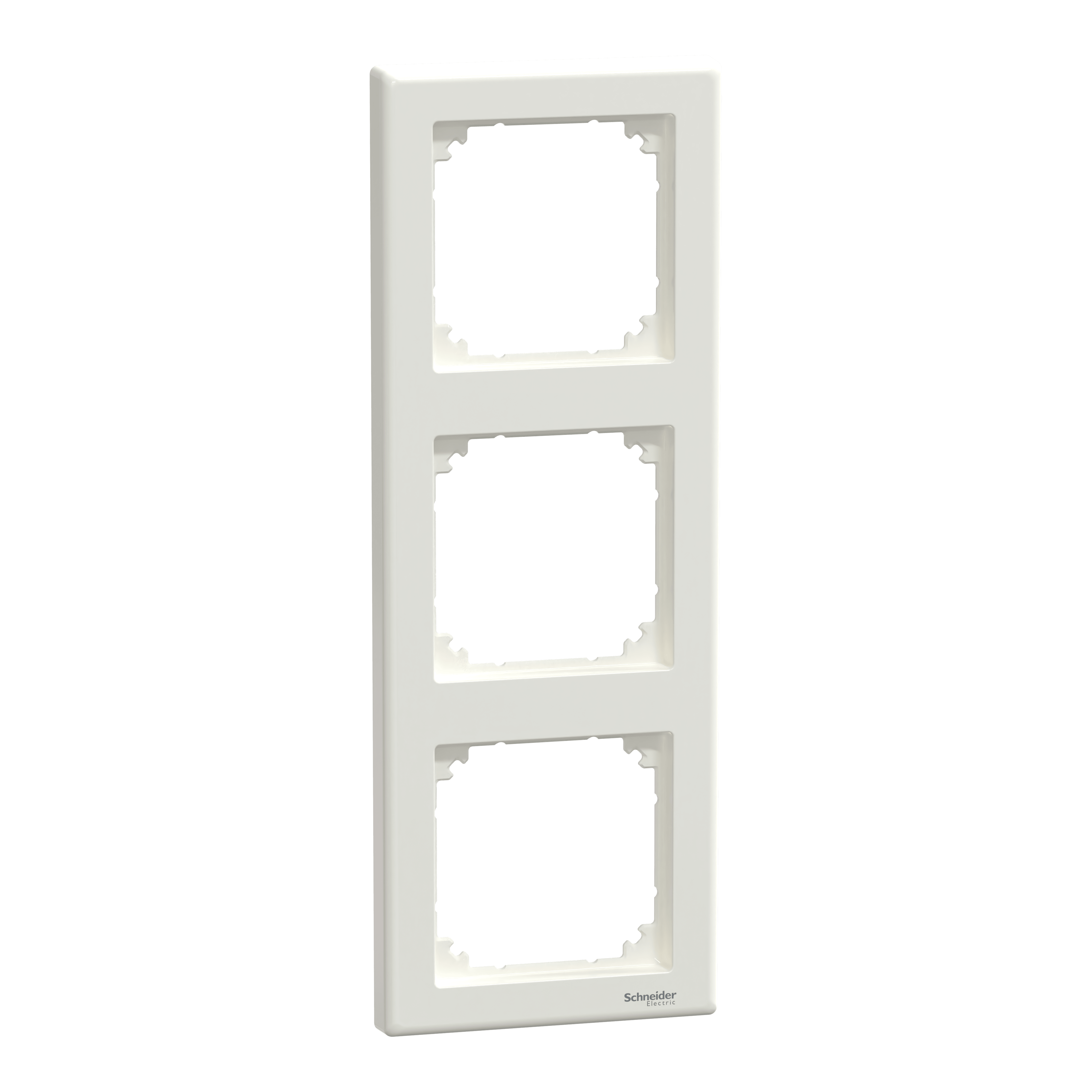 SCHNEIDER ELECTRIC - Cornice Serie civile, SpaceLogic KNX, Interruttori Merten System M, M_SMART Bianco Brillante Tripla