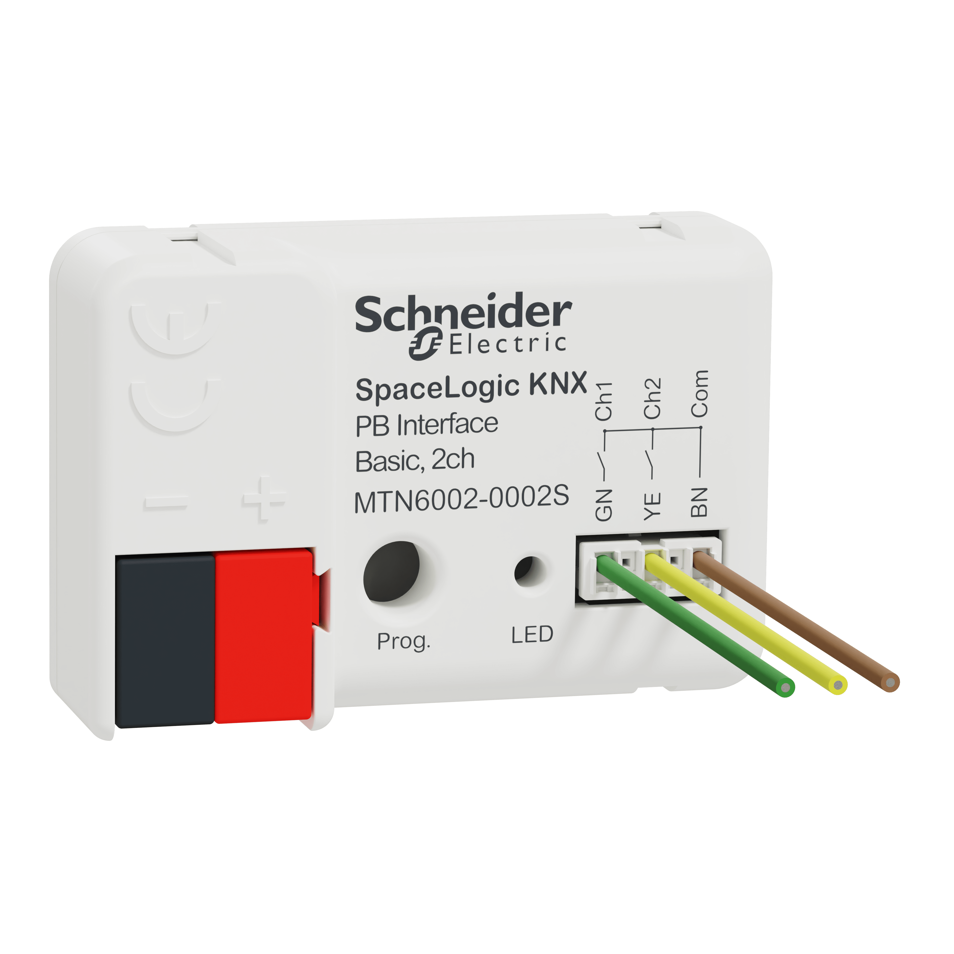 SCHNEIDER ELECTRIC - Interfaccia Pulsanti SpaceLogic KNX Secure Basic - 2 Canali MTN6002-0002S