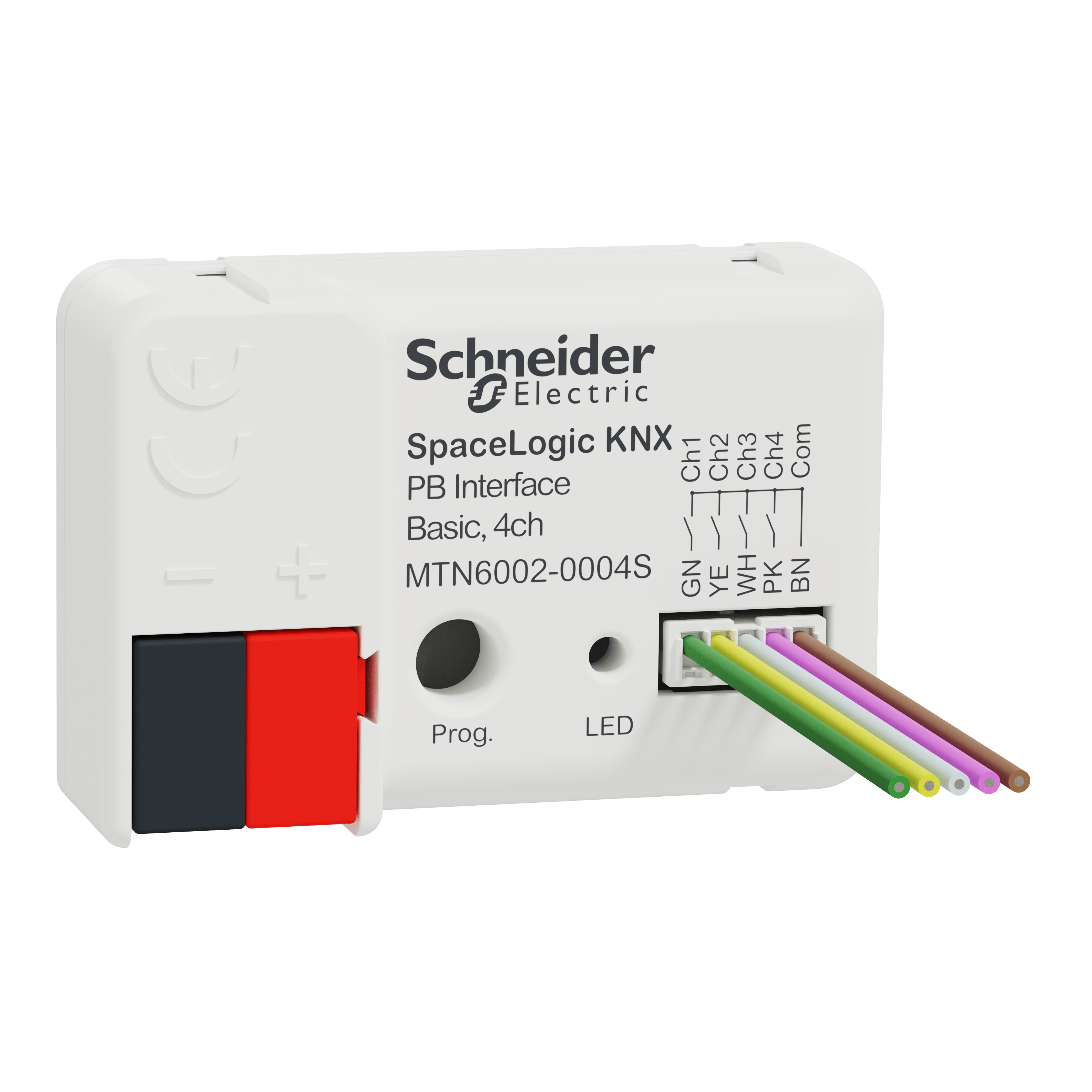 SCHNEIDER ELECTRIC - Interfaccia Pulsanti SpaceLogic KNX Secure Basic - 4 Canali MTN6002-0004S