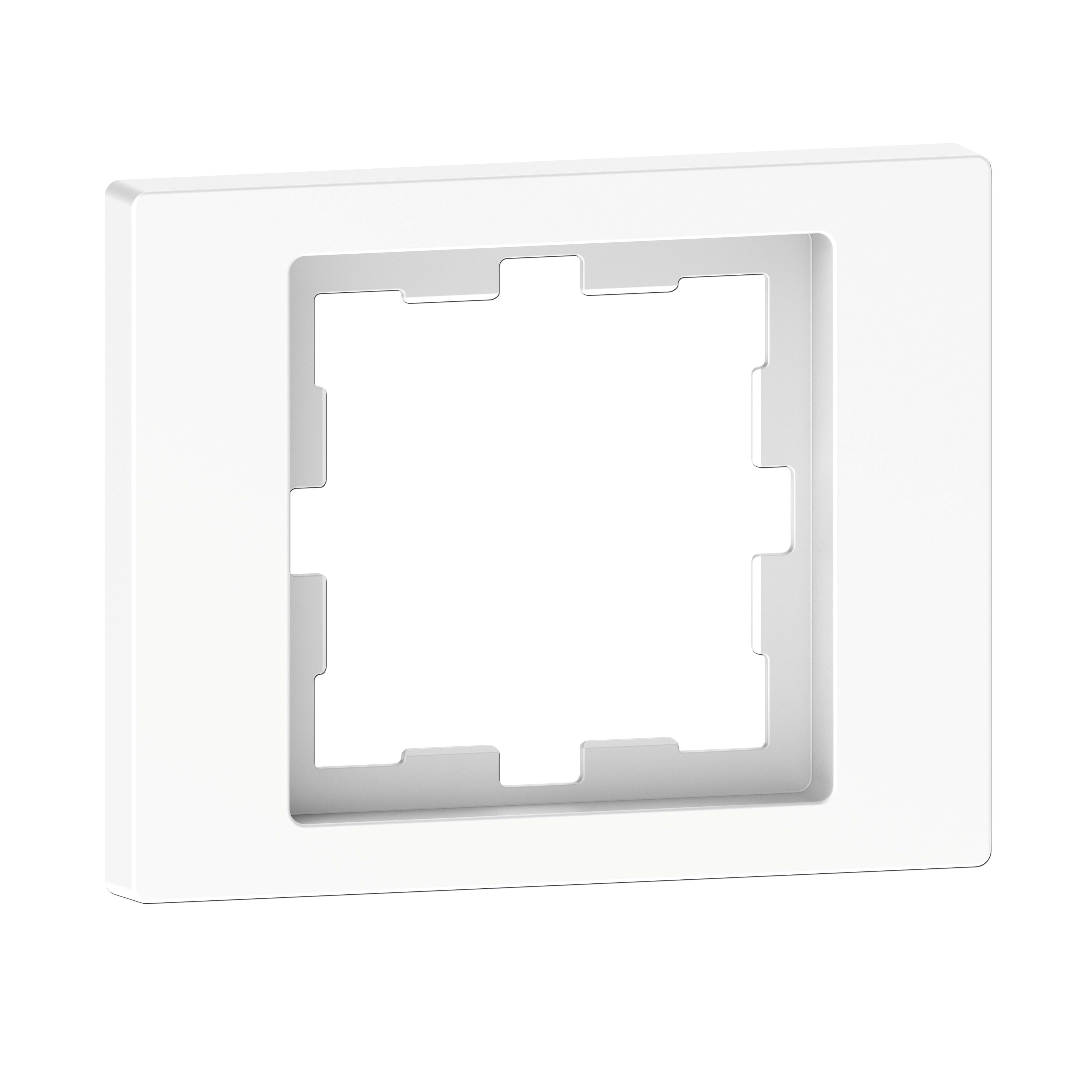 SCHNEIDER ELECTRIC - Cornice D-Life - 1 slot - per scatola 3 moduli - bianco loto