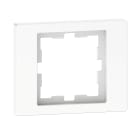 SCHNEIDER ELECTRIC - Cornice D-Life - 1 slot - per scatola 3 moduli - bianco loto