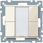 SCHNEIDER ELECTRIC - Pulsantiera multifunzione doppia plus, bianco, SystemM