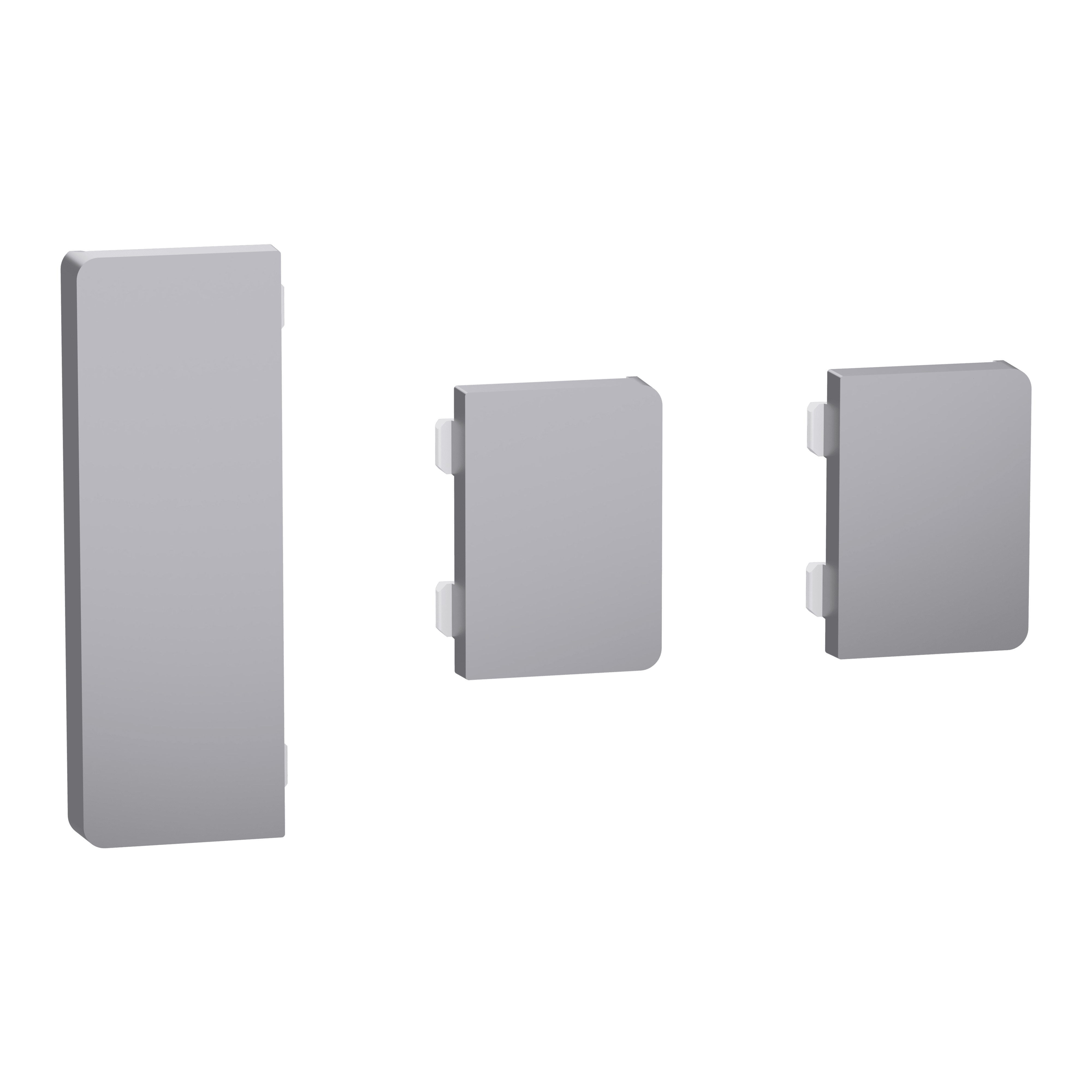 SCHNEIDER ELECTRIC - 2 Pulsanti Small 1 Medium Push Button KNX Acciaio