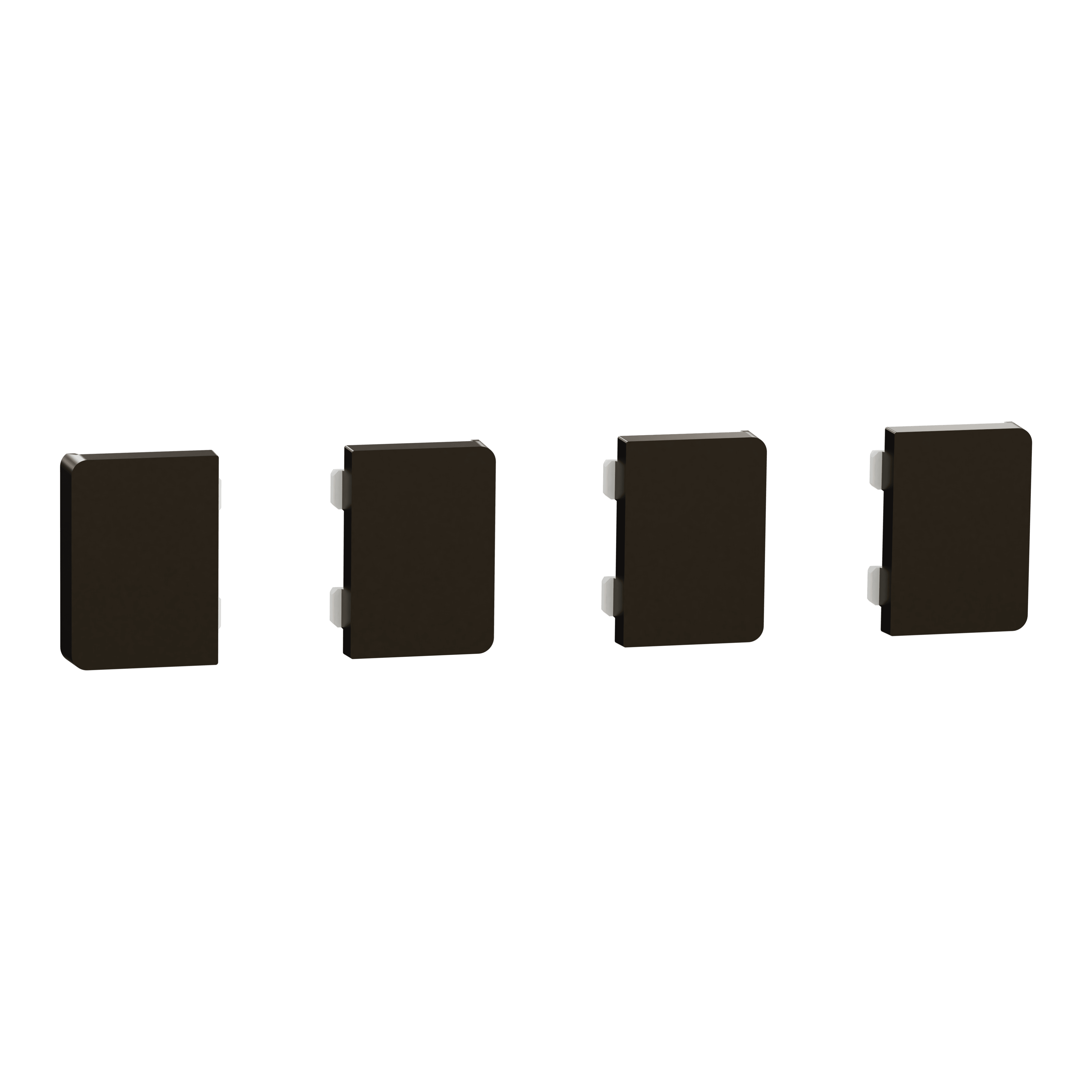 SCHNEIDER ELECTRIC - 4 Pulsanti Small Push Button KNX Metallo Moca