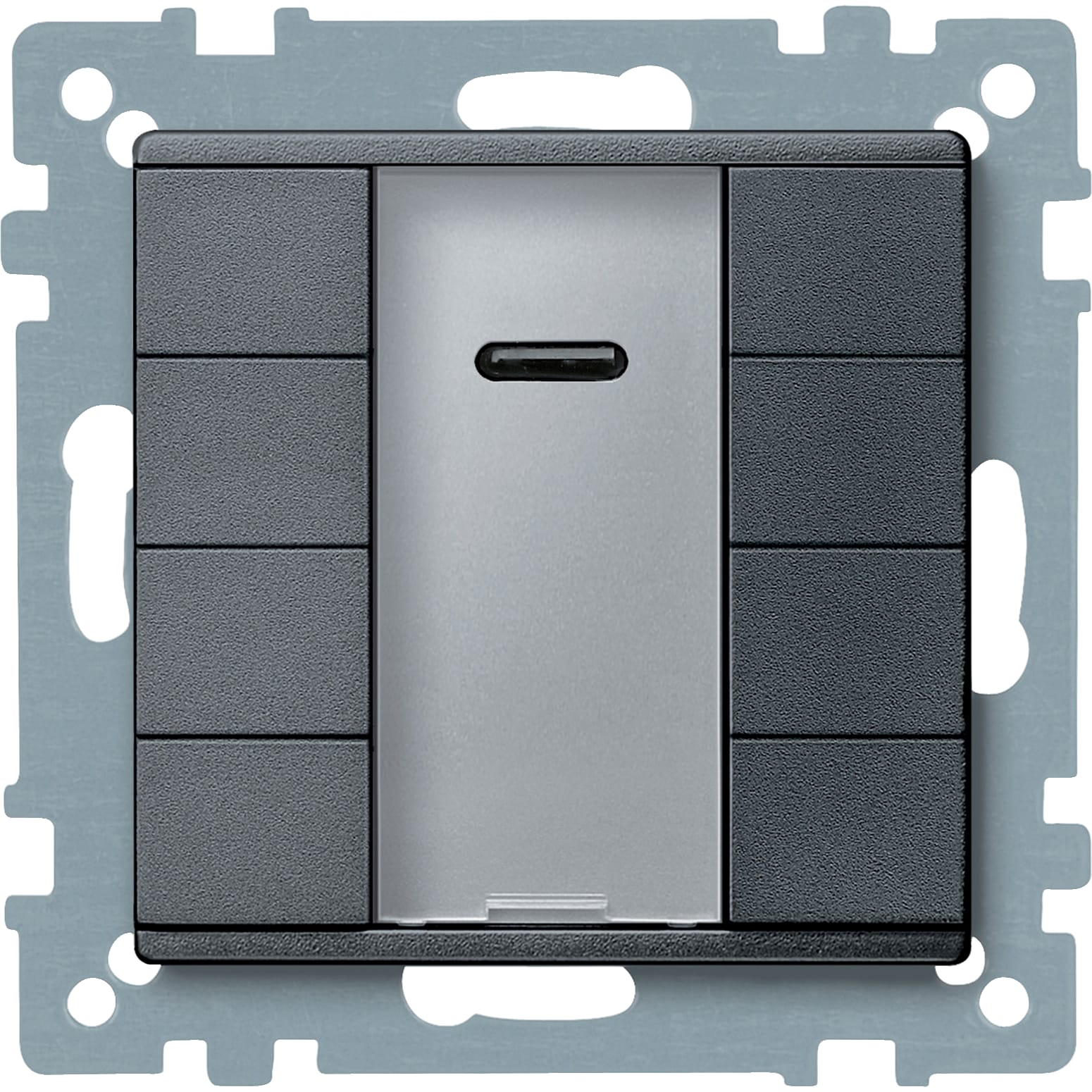 SCHNEIDER ELECTRIC - Pulsantiera multifunzione quadrupla con IR plus, antracite, SystemM