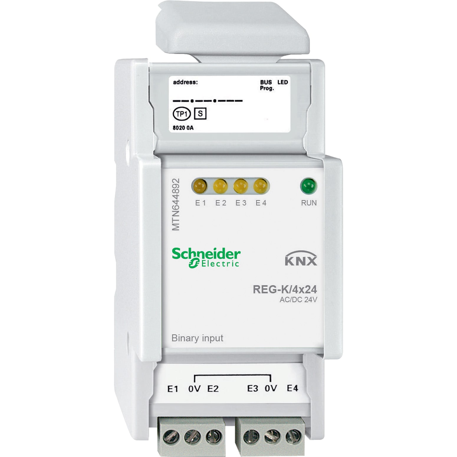 SCHNEIDER ELECTRIC - Ingresso binario REG-K-4x24 MTN644892