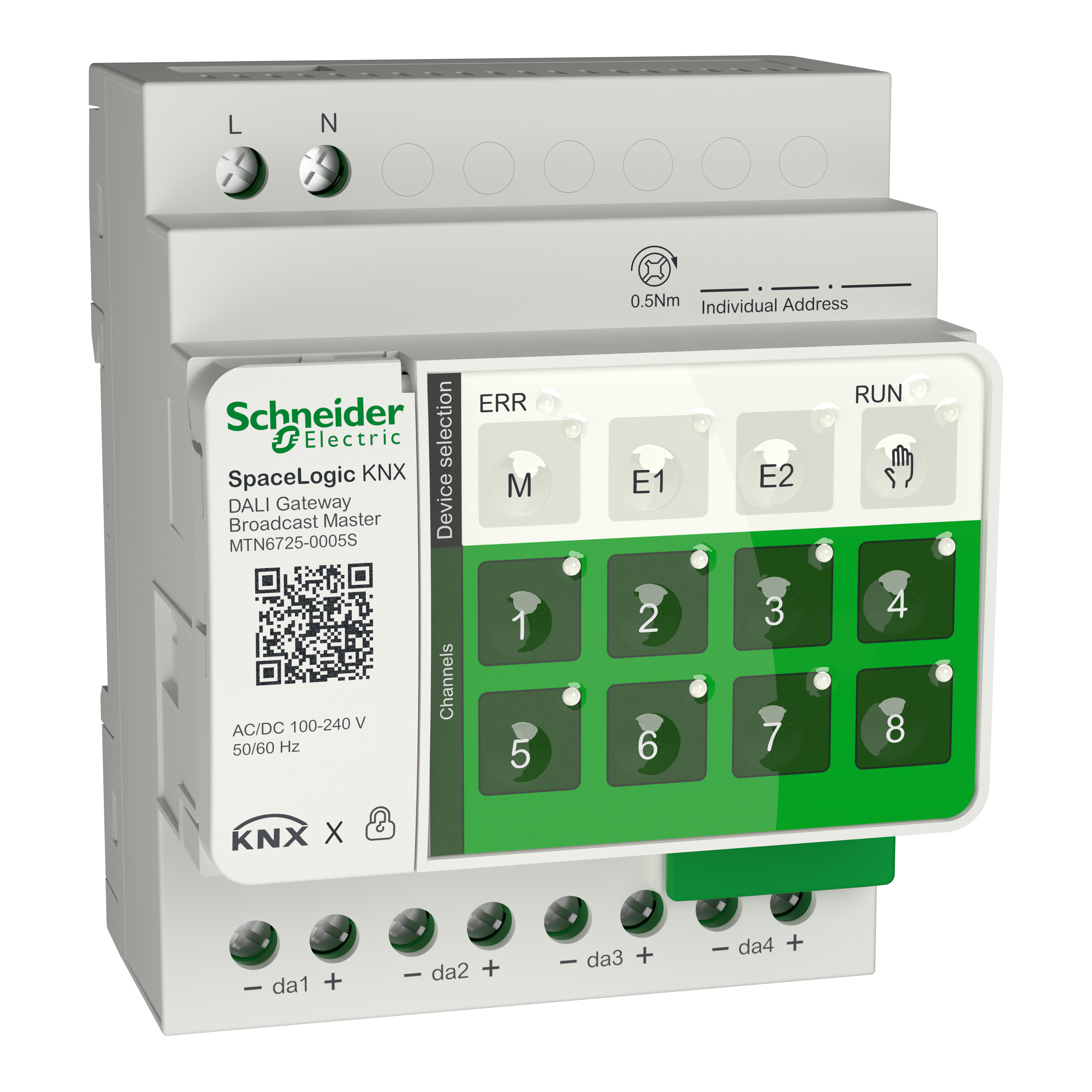 SCHNEIDER ELECTRIC - SpaceLogic KNX DALI Broadcast Master 4 ch/32