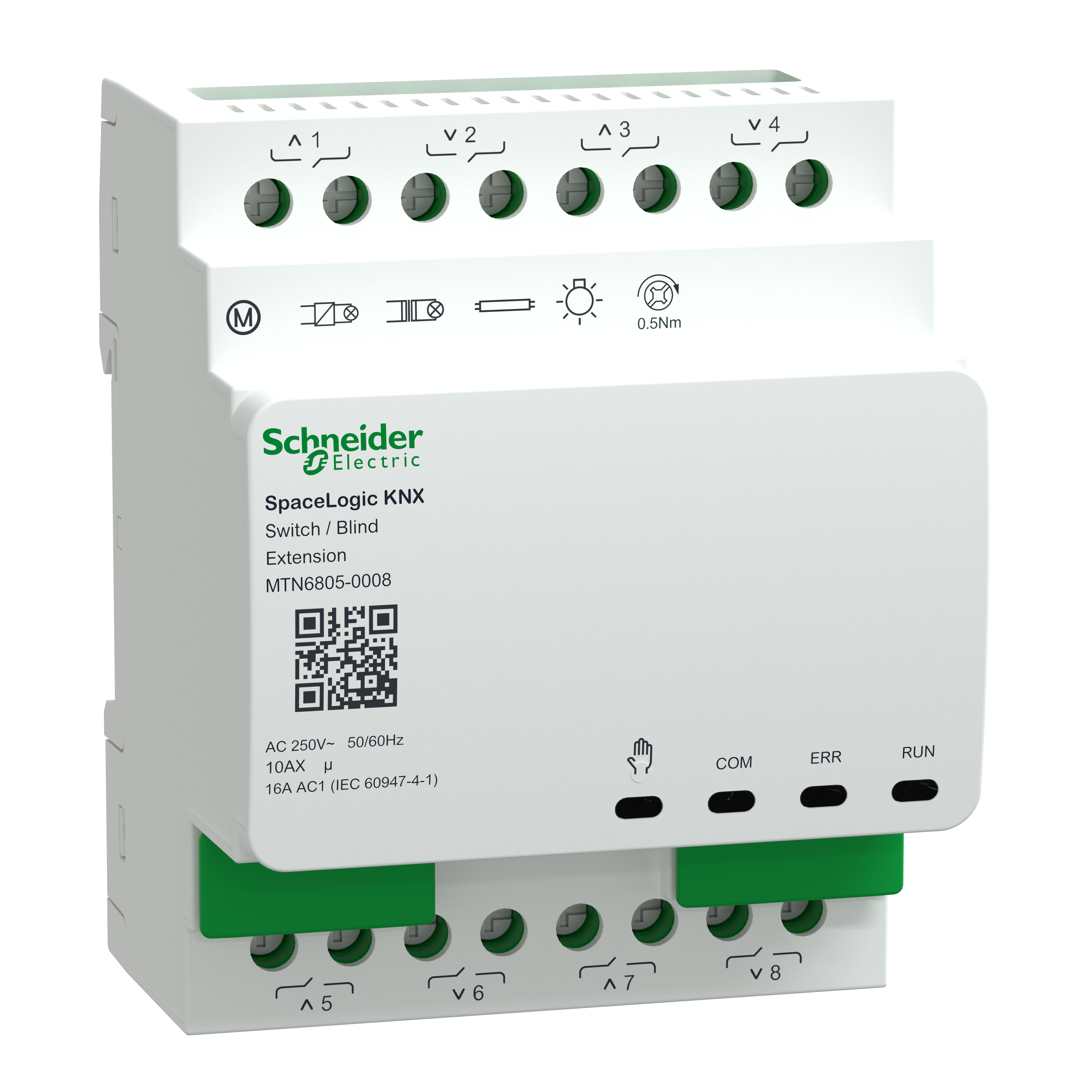 SCHNEIDER ELECTRIC - Estensione Commutazione 8ch/Veneziane 4 ch 16A SpaceLogic KNX