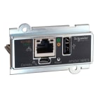 SCHNEIDER ELECTRIC - Scheda di gestione di rete, schede di gestione di rete UPS, per Easy UPS 3, trifase, monitoraggio e gestione remota dell'UPS