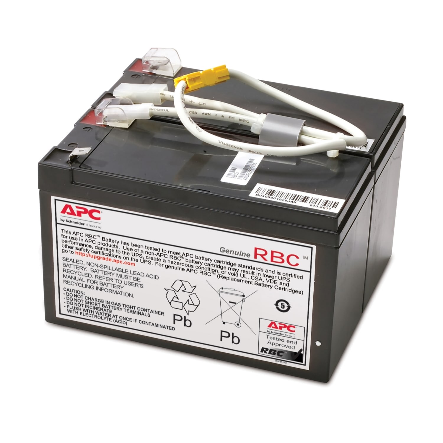 SCHNEIDER ELECTRIC - Cartuccia batteria di ricambio APC n. 109 con 2 anni di garanzia