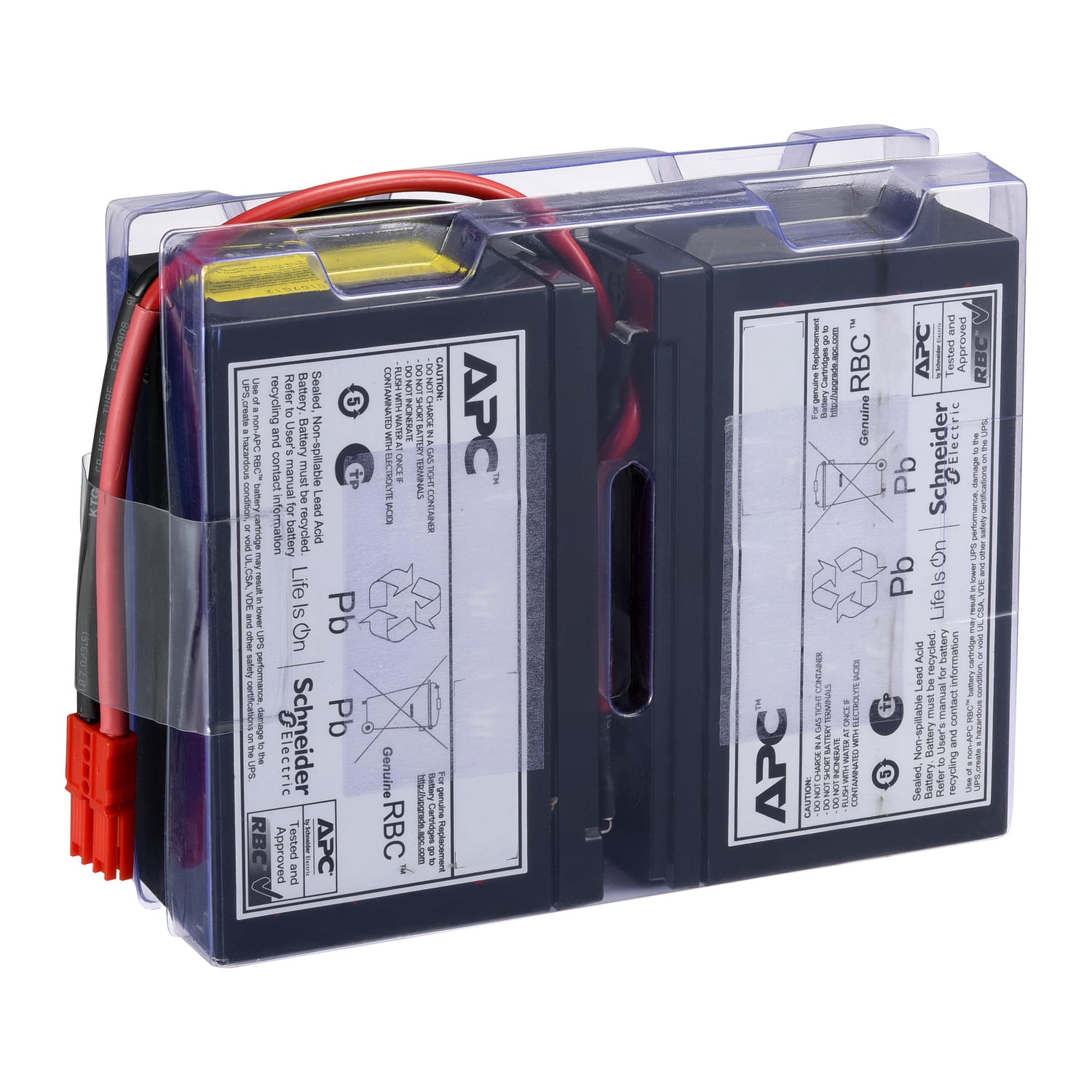 SCHNEIDER ELECTRIC - Cartuccia batteria di ricambio APC, VRLA, 9 Ah, 24 V DC, garanzia di 2 anni