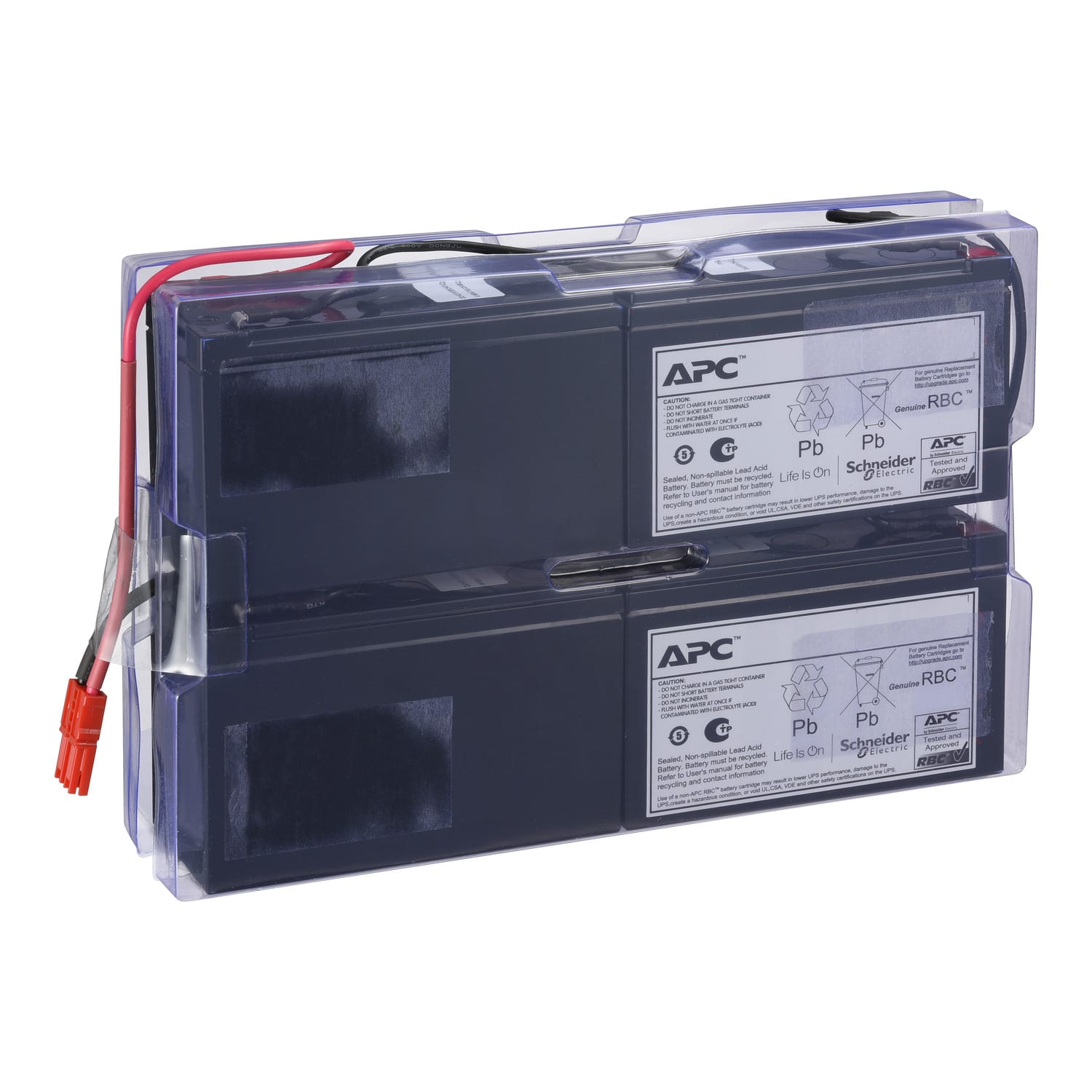 SCHNEIDER ELECTRIC - Cartuccia batteria di ricambio APC, VRLA, 9 Ah, 48 V DC, garanzia di 2 anni
