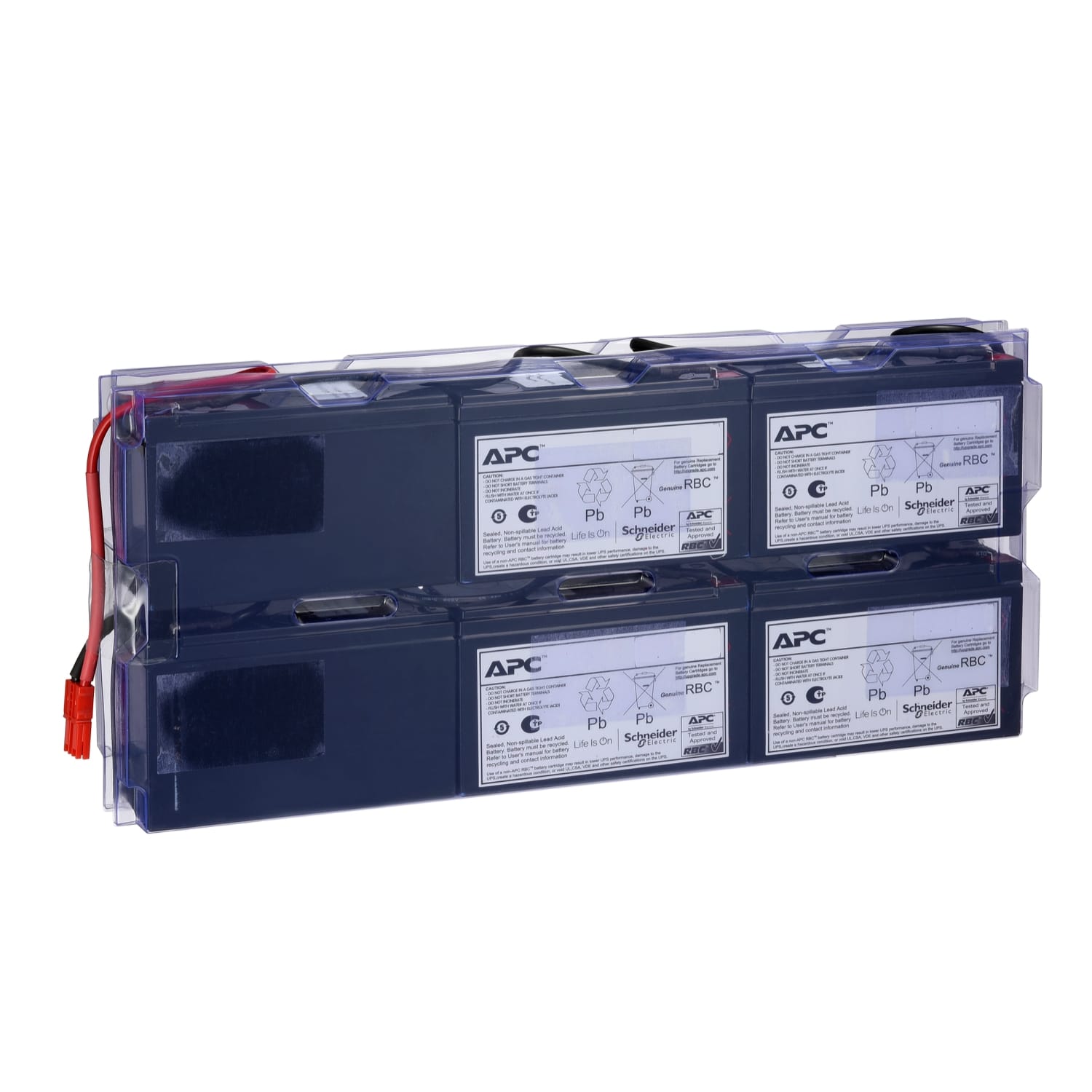 SCHNEIDER ELECTRIC - Cartuccia batteria di ricambio APC, VRLA, 9 Ah, 72 V DC, garanzia di 2 anni