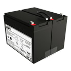 SCHNEIDER ELECTRIC - Cartuccia batteria di ricambio APC, VRLA, 10 Ah, 24 V CC, garanzia di 2 anni